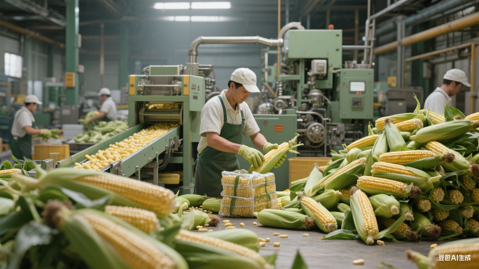 玉米双室真空包装机装得快吗？(5)
