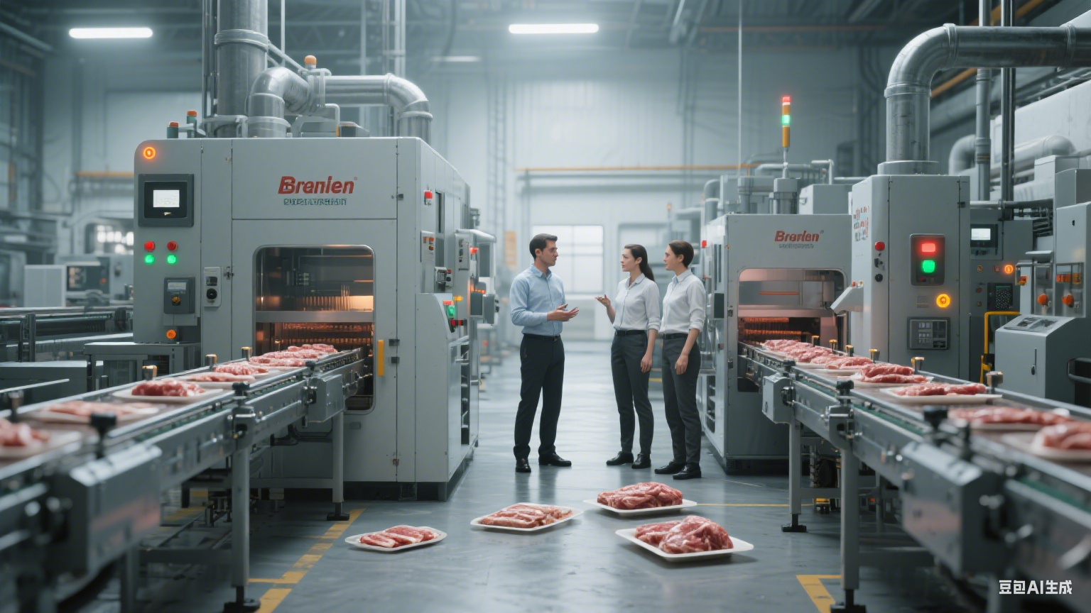 大型即食肉类零食全自动拉伸膜真空包装机：一站式服务解锁包装新体验(2)