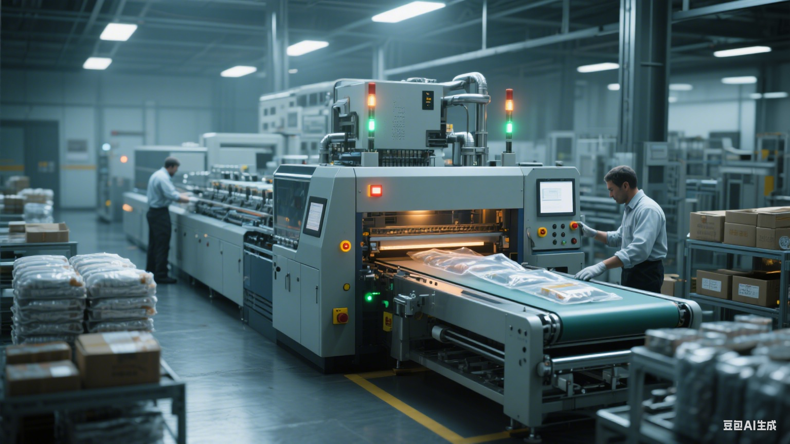 大型即食肉类零食全自动拉伸膜真空包装机：一站式服务解锁包装新体验(4)