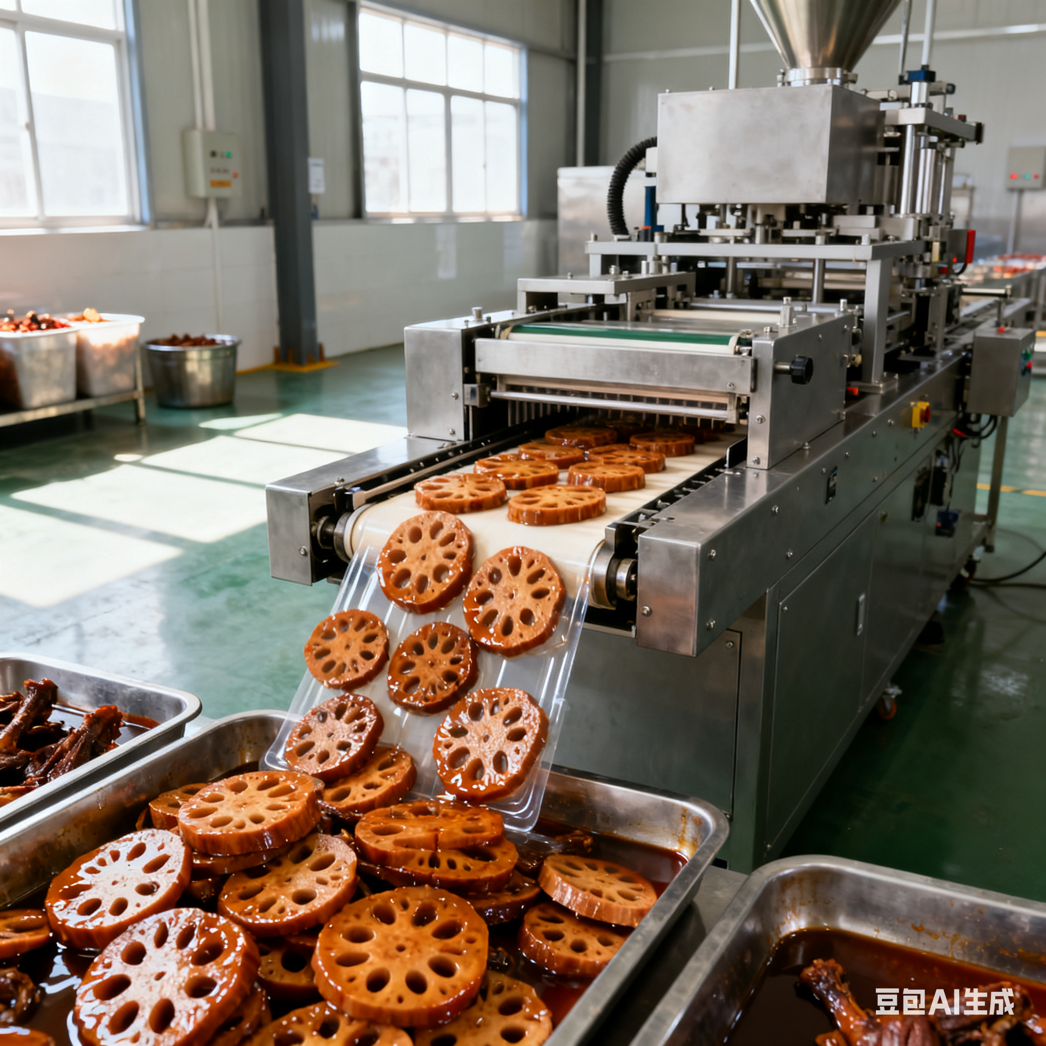 黑鸭藕片的 “封口守护战”：贴体封口机工作全纪录(1)