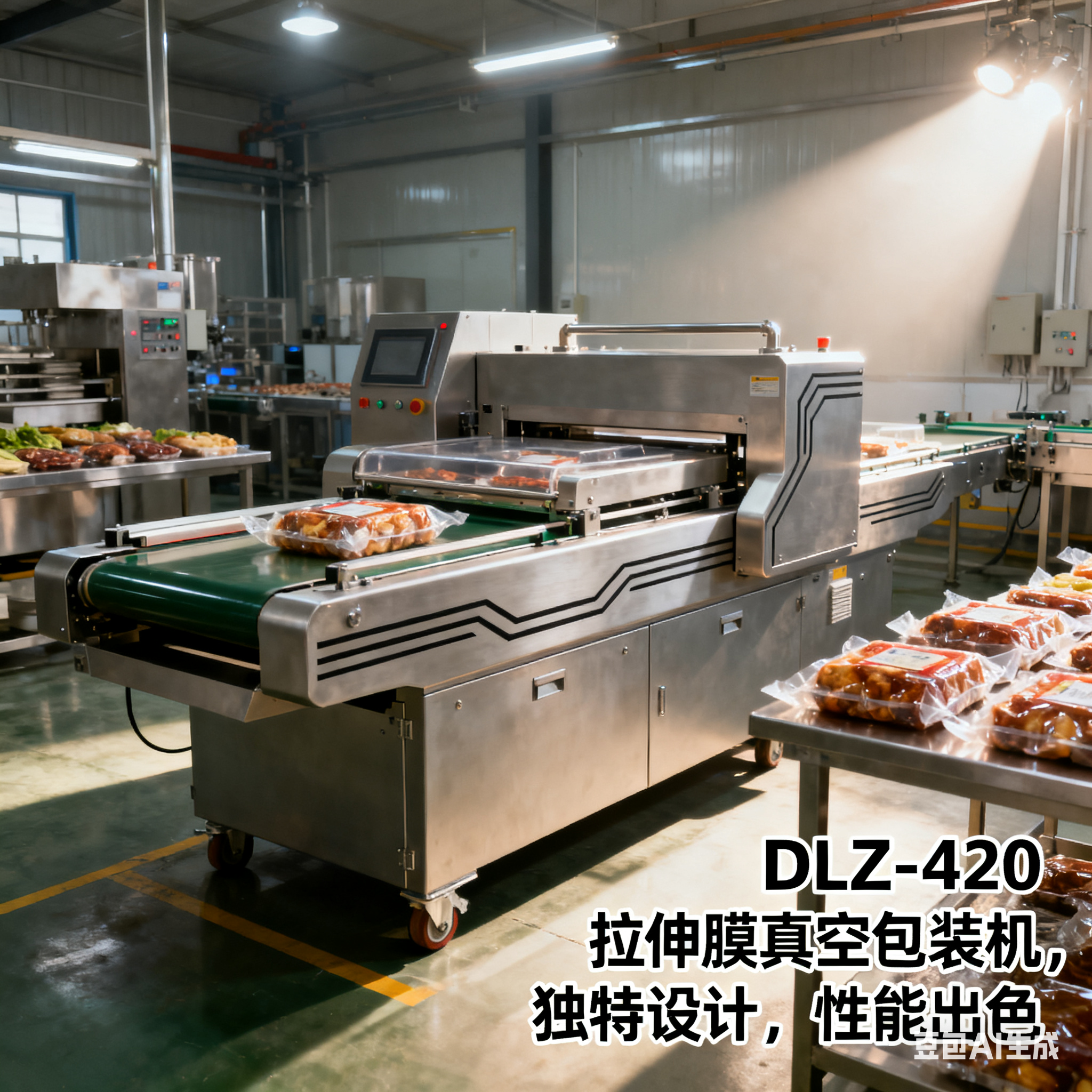 DLZ-420 拉伸膜真空包装机：重塑食品包装体验(1)