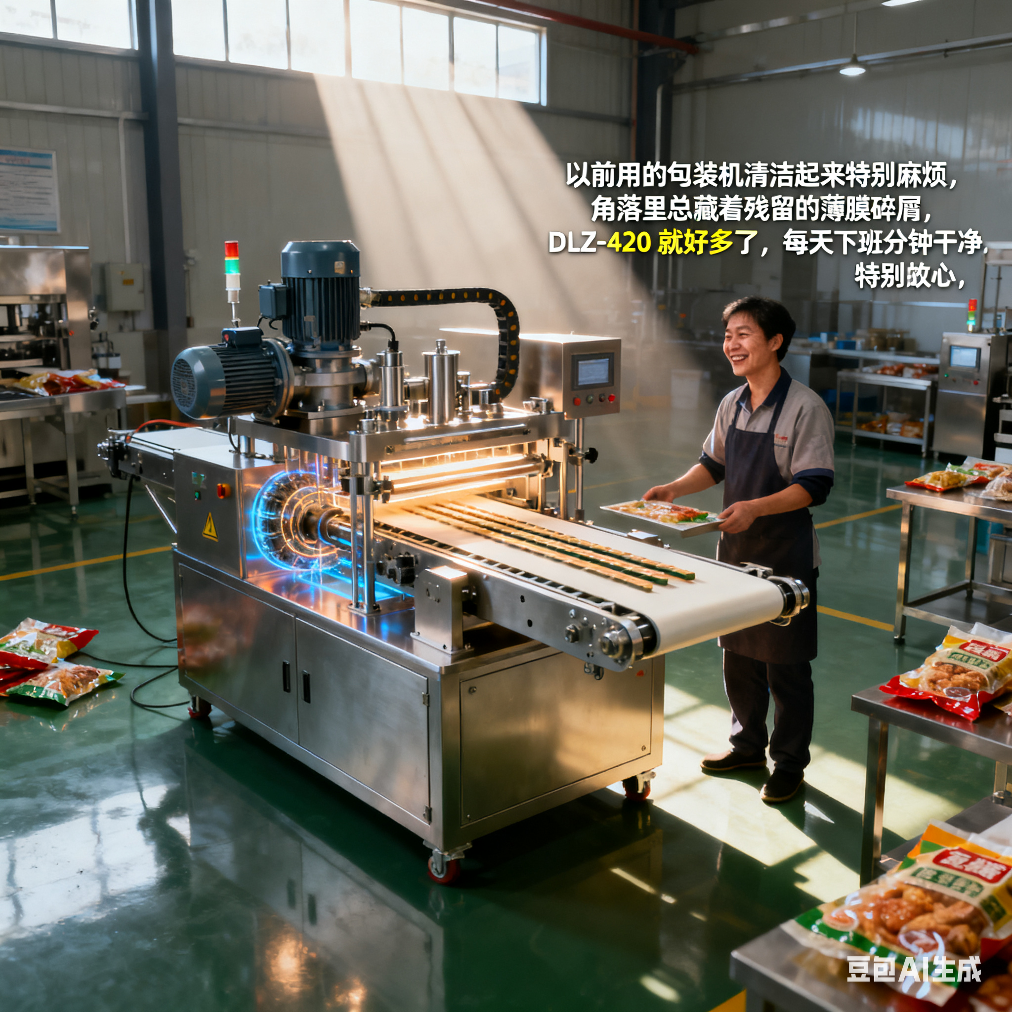 DLZ-420 拉伸膜真空包装机：重塑食品包装体验(4)