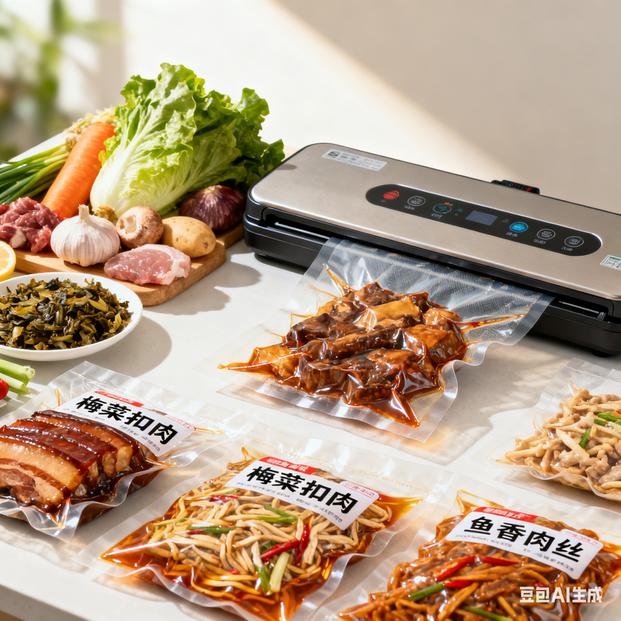 真空包装机到底能包些啥？(2)