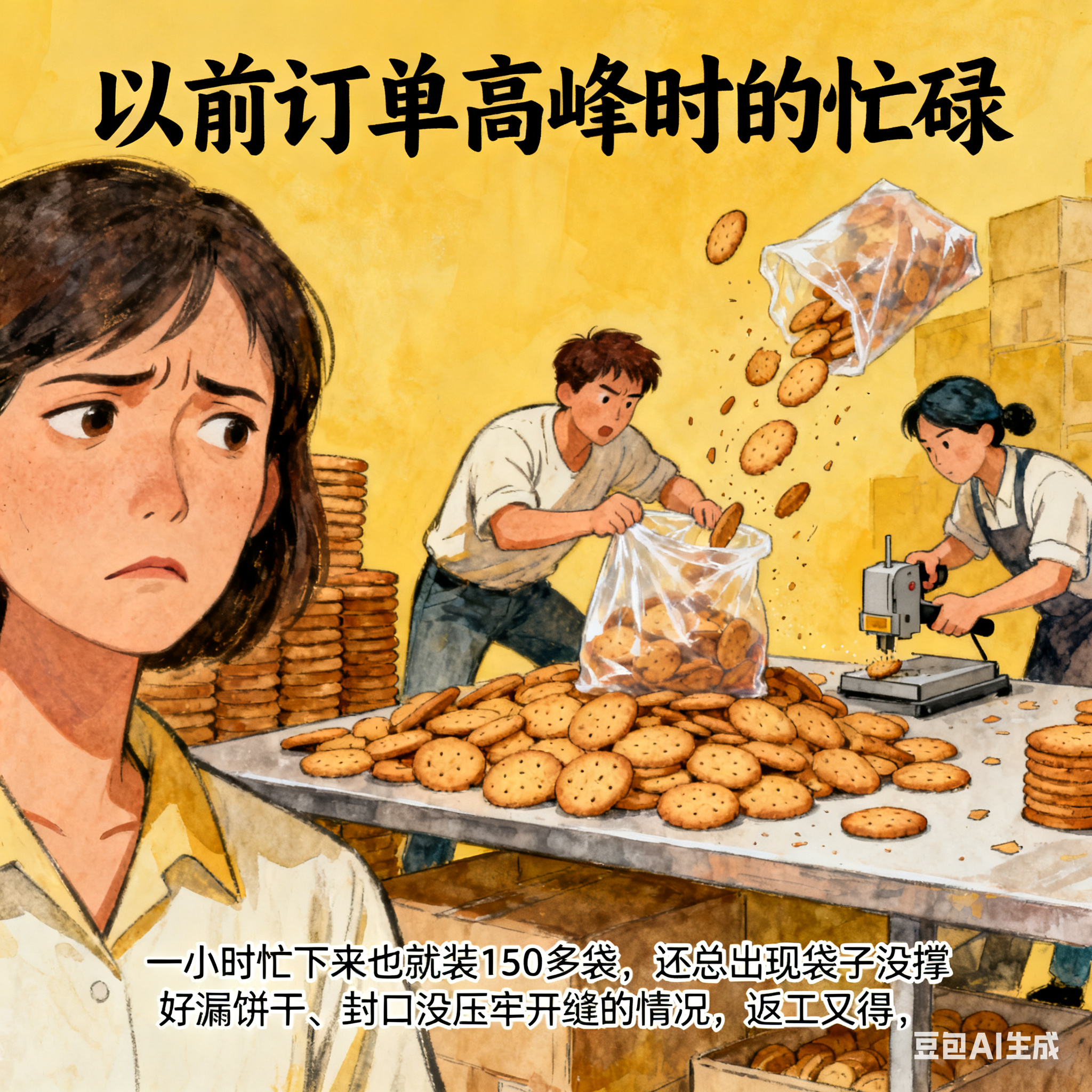 套袋装袋机封口一体机，干活速度咋样？(1)