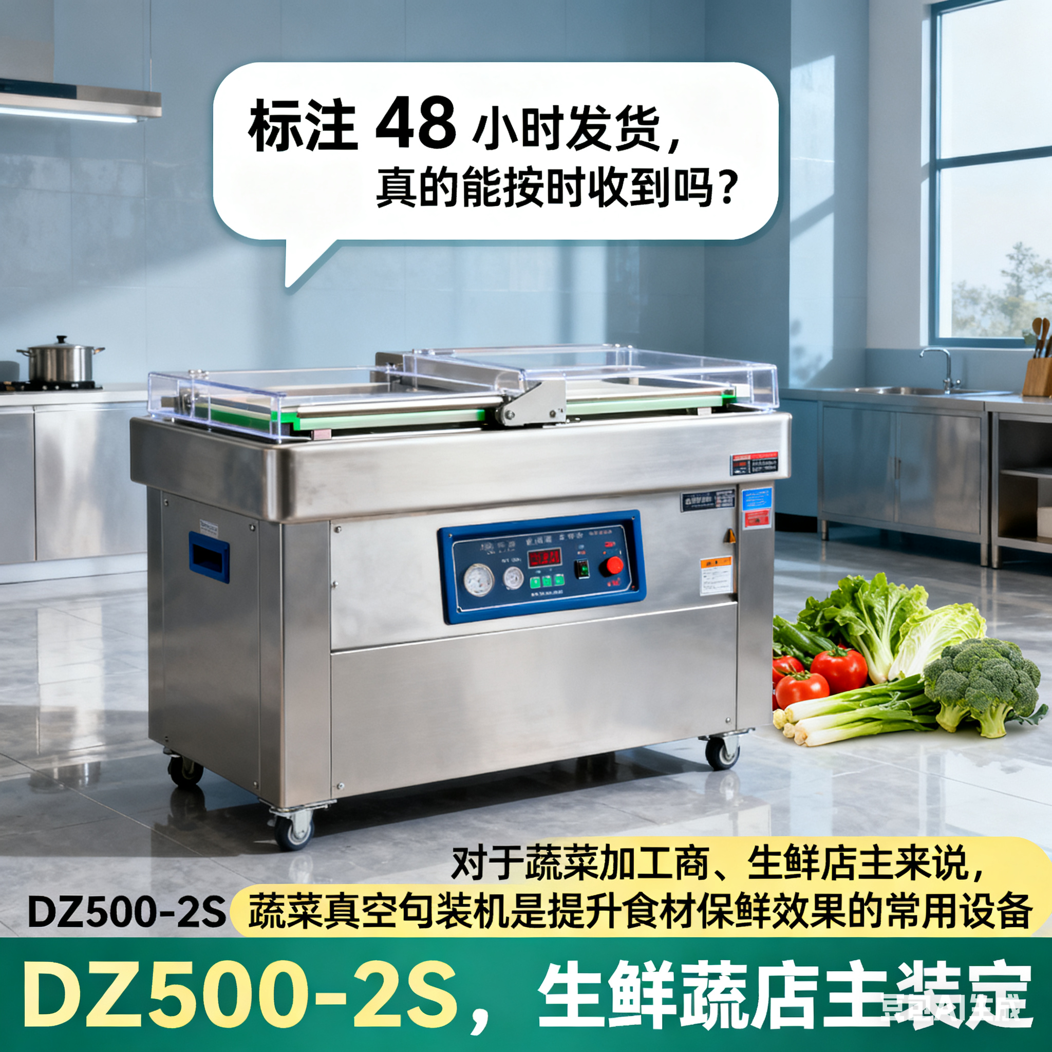 DZ500-2S 真空包装机，48 小时发货能实现吗？(1)