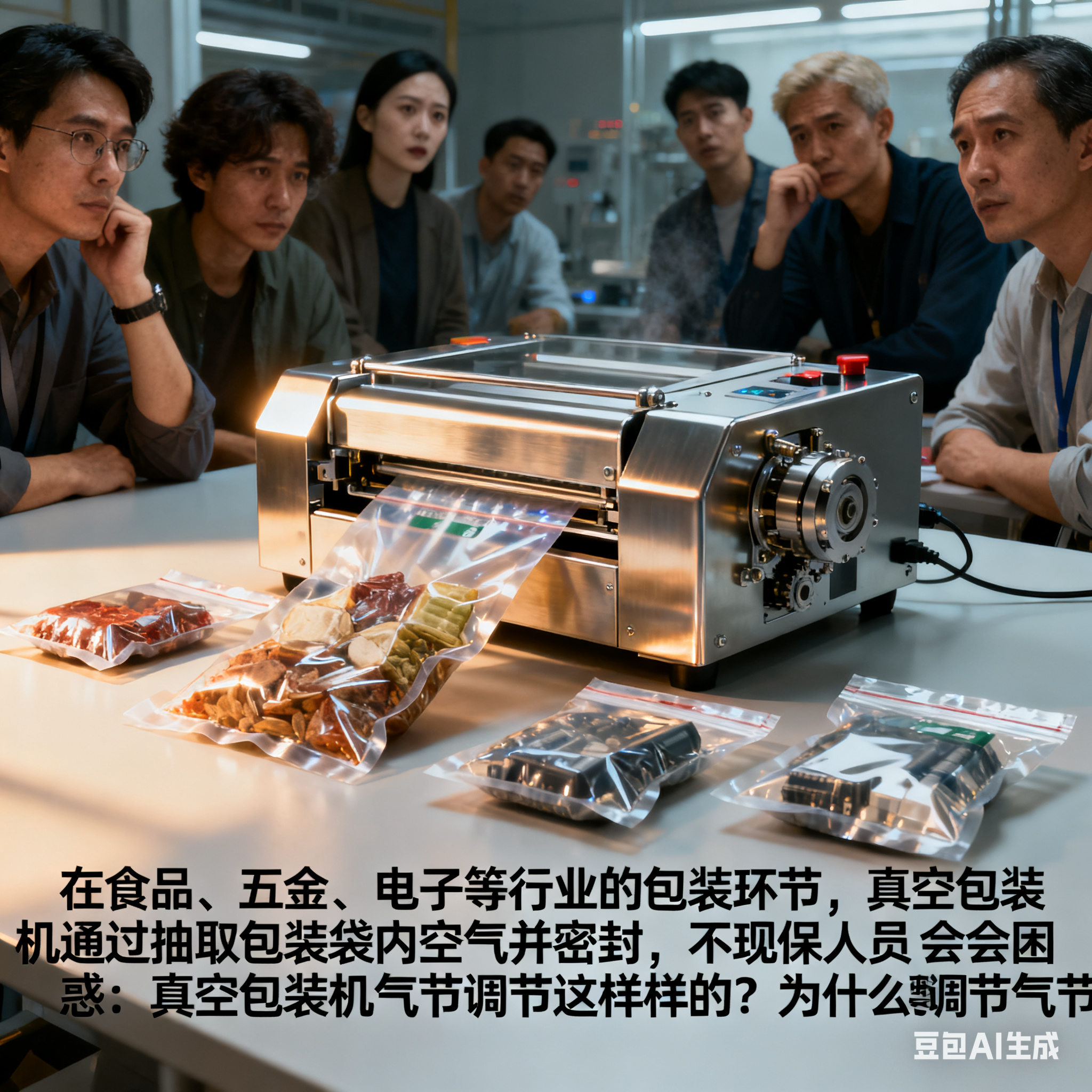 真空包装机的气节调节，该怎么操作？