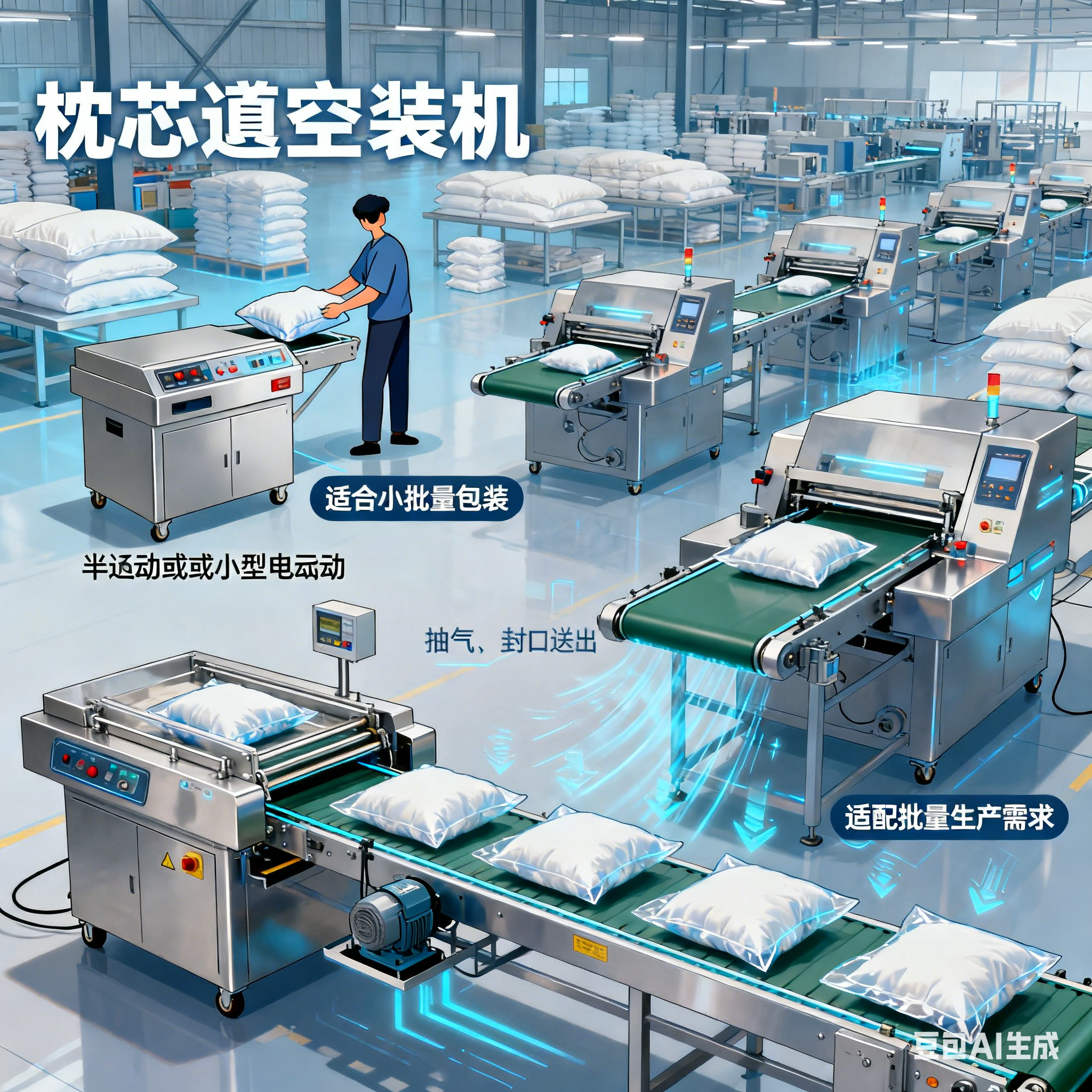 枕芯真空包装机，就是普通真空包装机吗？(4)