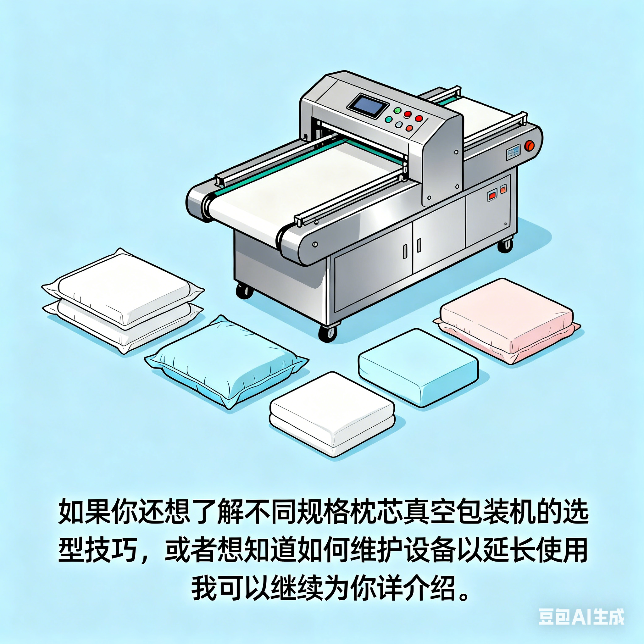枕芯真空包装机，就是普通真空包装机吗？(5)